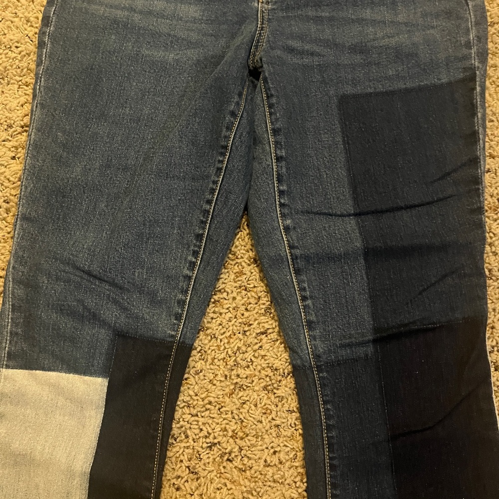 Universal Thread patchwork jeans size 10/30R - Picture 2 of 4